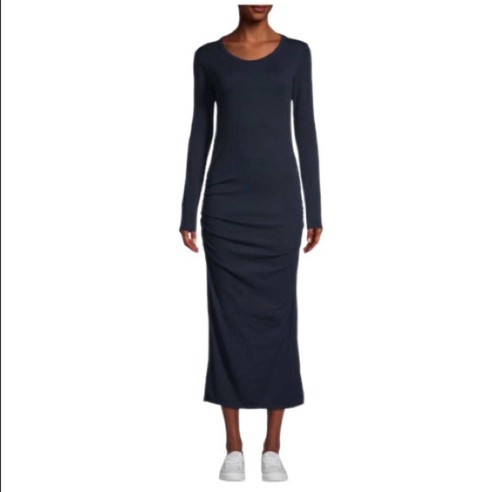 James Peres Long Sleeve Tee Dress Gray Carbon Women’s Size 1 (S) NWT